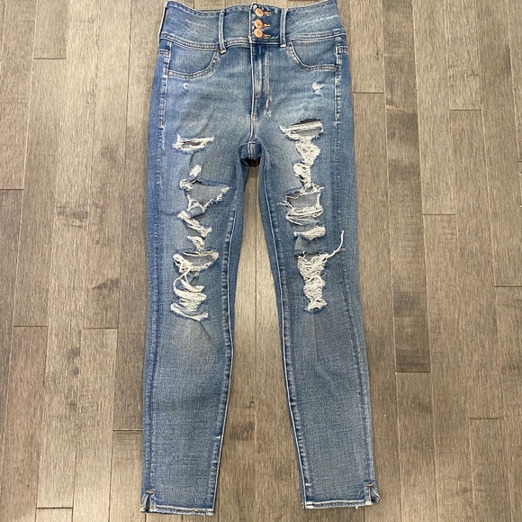 American Eagle Outfitters Denim - American Eagle Outfitters Super Hi-Rise Jeggings Jeans